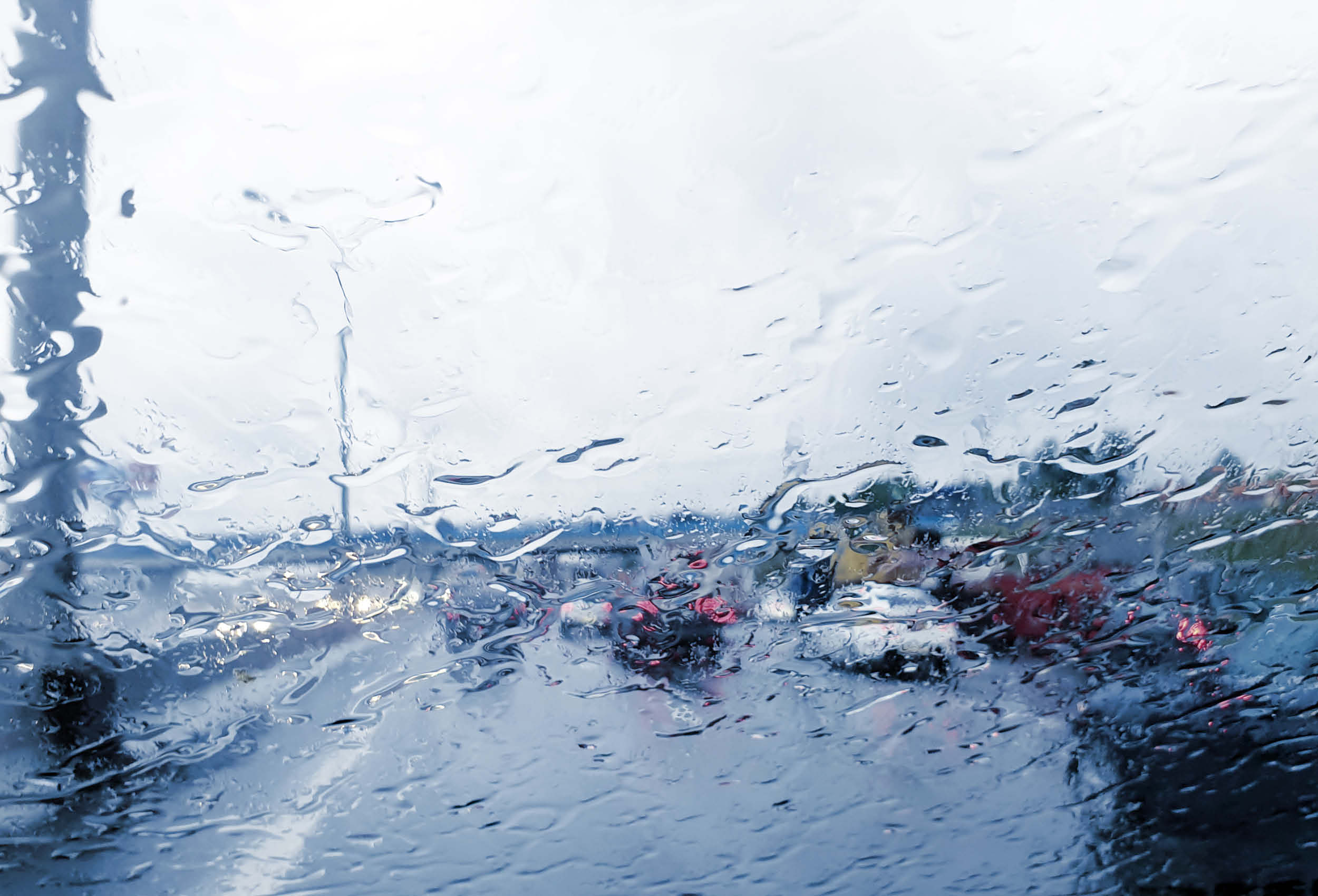 Driving in rainy season