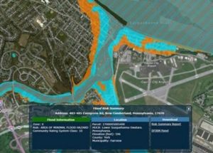 Floodplain map